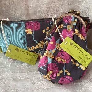 Set of 2 New Amy Butler Bags Fairy Tale Rose  Pretty Lady,Carried Away Evrything